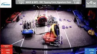 The Wave at WPI: VEX Tipping Point - Qual 121 - 6105C 785X vs 42700A 228A