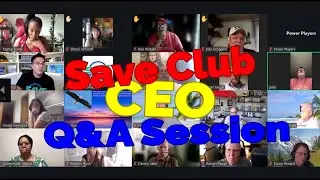 LIVE Save Club Q&A Session with CEO (Sept 22, 2025)