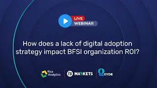 How does a lack of digital adoption strategy impact BFSI organization ROI?