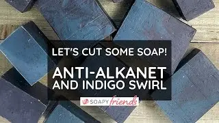 Cutting handmade soap with caterpillar soap cutter