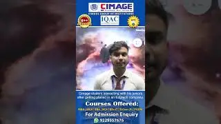 CIMAGE BBA Student Success Story | EdTech Placement in Bangalore
