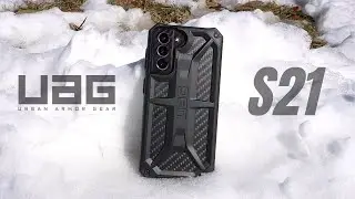 Чехол для Samsung Galaxy S21 / S21 Plus / S21 Ultra - чехол UAG Monarch из углеродного волокна!