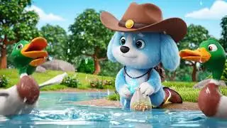 Coro the Brave Dog Protects Ducks 🐶🦆 | Cute 3D Animated Story for Kids
