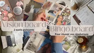 2025 : Vision board, Bingo board & Mes Secrets Pour Réussir Votre Année !  ⎪Motivation