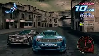 Ridge Racer 6 Advanced Route #9 First Try Gameplay(Career Walkthrough)
