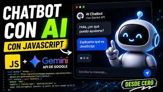Chatbot AI Con JavaScript 🚀 GRATIS  | FACIL y RAPIDO