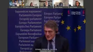 High level Interdisciplinary Conference on the Future of Europe / Day1 David Sassoli