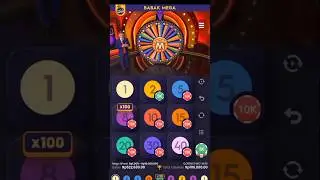 DI PRANK X100||LIVE CASINO PRAGMATIC PLAY MEGA WHEEL|| #jakpot #live #pragmatic #gameplay #games