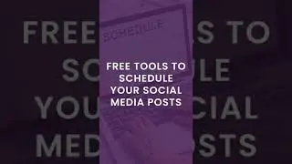Top free tools to schedule your social media posts and save time #shorts