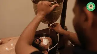 Experience Shirodhara at Chandran Gurukkal Ayurvedic Clinic!🌿Relax,de-stress & restore balance #cgac