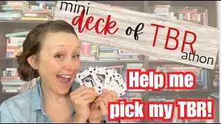 Help me pick my TBR for the Mini Deck of TBRathon readathon! TBR/POP!