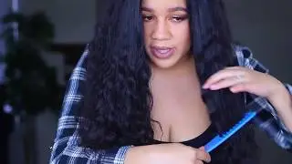 I GREW MY HAIR OVERNIGHT Long Curly Hair Routine ft  Evawigs