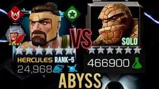 MCOC | HERCULES RANK5 6-STAR VS EX. THING | ABYSS | 2023 | Marvel | Kabam| contest of champions |