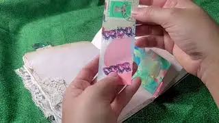 Floral junk journal flip through