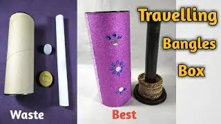 How to make bangle box | travelling bangle box
