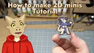 Kaid's Quick guide to making 2D standee miniatures for tabletop games