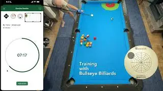Bullseye Billiards Training Session Advanced Shot 188