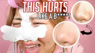 HUGE PAINFUL BLACKHEAD STRIP! this should be 