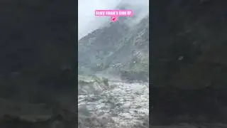 Very scary visuals around HP ❤️&zwj;🩹 #himachalpradesh #nature #monsoonsession #floods #landslide