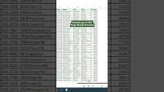 Print an excel document on one page instead of multiple pages #motivation #success #inspiration