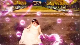 AT in white dress and autumn leaves 🌲🍁👰🫴💗🍂🌲白いドレスと紅葉2024