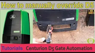 How to manually override your Centurion D5 Smart gate motor