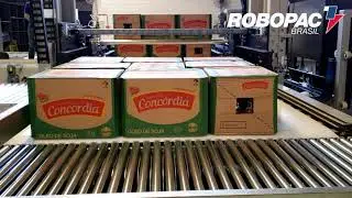 Paletizador para Caixa de Óleo de Soja | FORCE