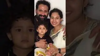 #shorts Pooja Ramachandran with her husband and son
