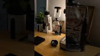 Morning Coffee with Hario Syphon and Varia Vs3 Grinder #coffee #homebarista #varia