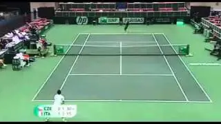 Bolelli vs Cermak - Davis Cup 2012 - Rep. Ceca vs Italia - 1 Turno - Livetennis.it