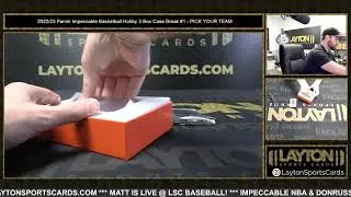 2022/23 Panini Impeccable Basketball Hobby 3 Box Case Break #1