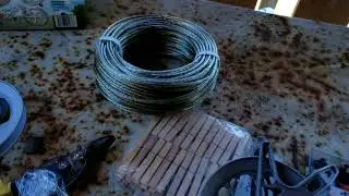 Unboxing and installation Strata heavy duty clothesline kit .