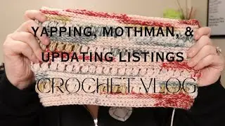 Updating my shop, Making more cozy items, & Yapping! | Crochet Vlog Christmas Edition