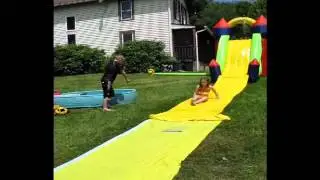 Banzai water slide