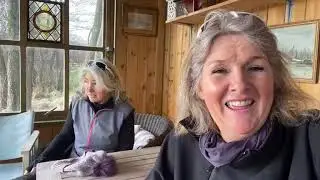 Posh and Waffle in the shed #Sallywilkinson #bestfriends #poshandwaffle