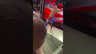Socky's close interaction with Cody Rhodes - WWE RAW - Chicago, IL - 4/24/2023