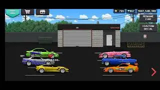 Crusing in pixel car racing and some no hesi
