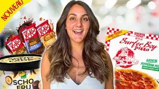 Je teste les NOUVEAUTÉS FOOD du supermarché + Mon retour en France !