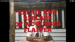 REPLACEMENT OF WC RUBBER FLAPPER