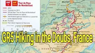 GR5 Trail - Hiking in the Doubs, France