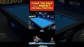Clear The Rack with Perfect Cue Ball Position | Ko Pin Yi