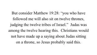 Independent attestation & dissimilarity = criteria for reliability in Bible (basics for beginners)