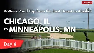 Midwest Backroads from Chicago, IL to Minneapolis, MN (Real Time) - Day 4 of Alaska Road Trip | 4K