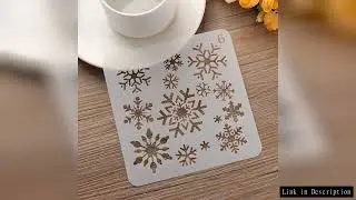 Snowflake Hollow Layering Stencils For Wall Painting Scrapbooking Stamp Album Decorative Embossing C
