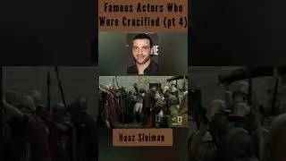 Famous Actors Who Were Crucified (pt 4) - Haaz Sleiman #crucified #crucifixion