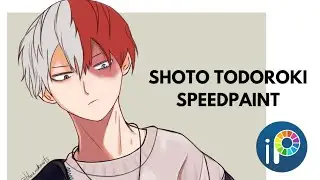 Ibis Paint X Speedpaint | Shoto Todoroki Fanart