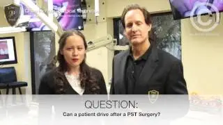 FAQ - Can a patient drive after a PST Procedure?