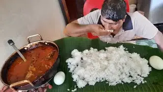 Eating jelabi mean kuzhambu with Unlimited White, eggs |  food challenge tamil
