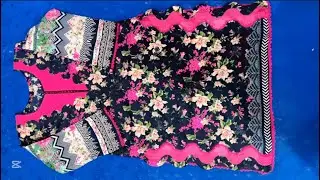 Vibrant cross cross chak design cutting and stitching |zahradesign