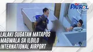 Lalaki sugatan matapos magwala sa Iloilo International Airport | TV Patrol